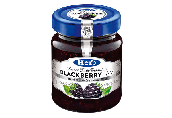 Hero blackberry jam 340g 