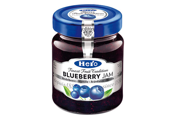 Hero Blueberry jam 340g 