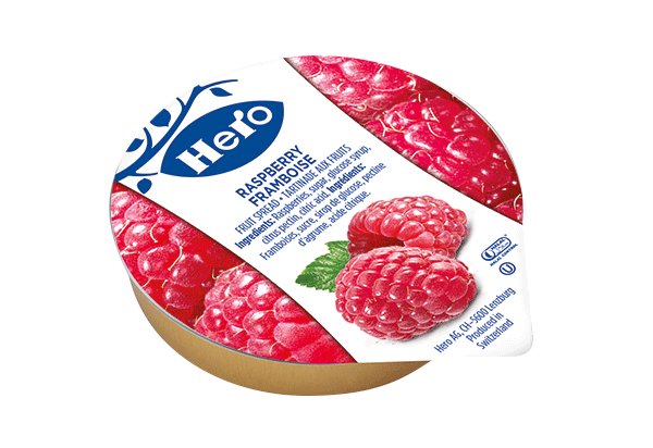 Hero raspberry Alu portion