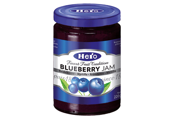 Hero Blueberry jam 220g 