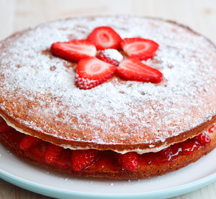 Strawberry cake 